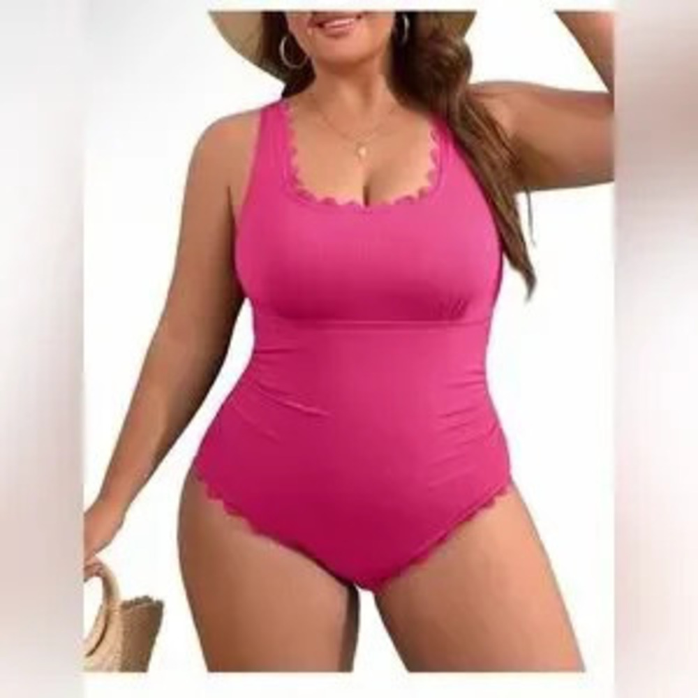 Plus Size Swimsuit-Tummy Control